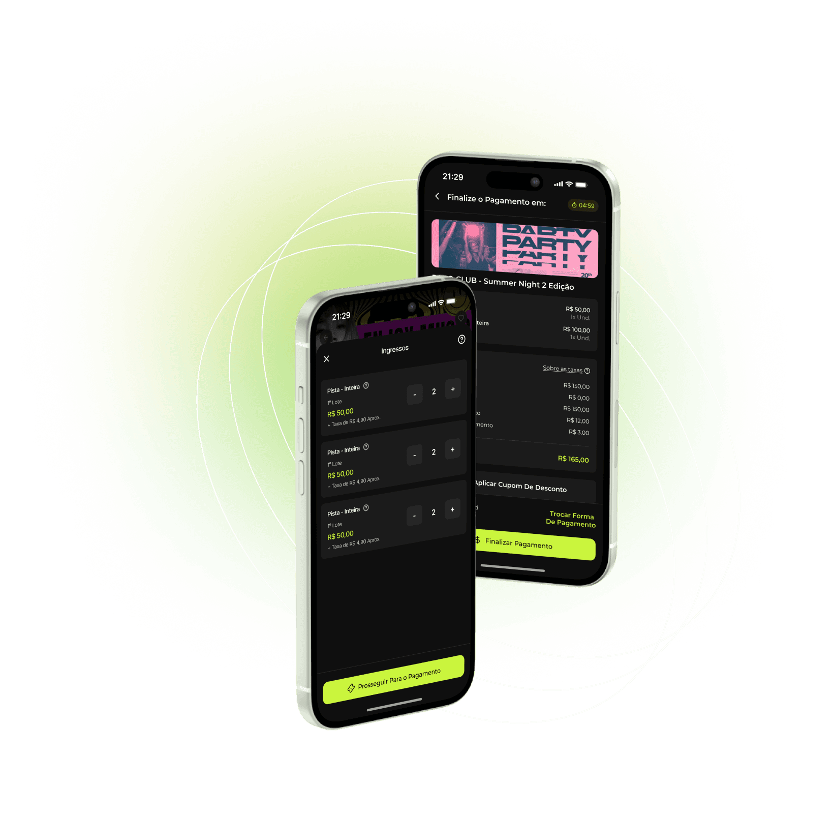 Features mockup